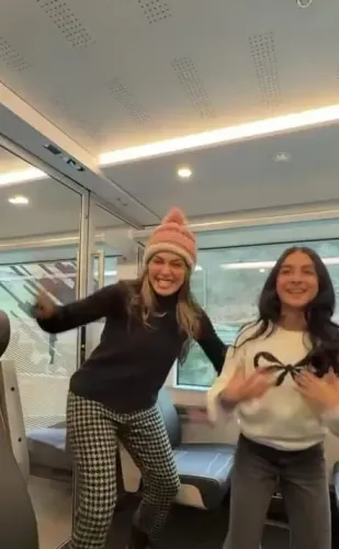 Did Isha Koppikar Just Turn the Train into a Dance Floor with Her Daughter?