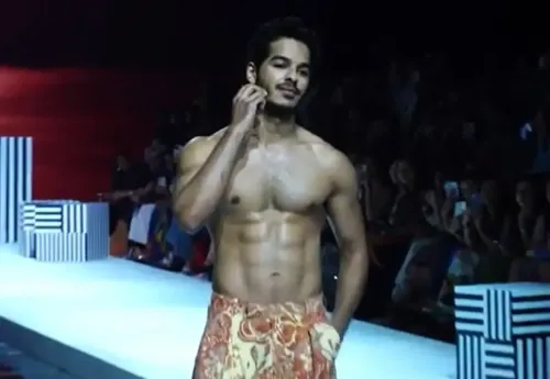 Ishaan Khatter Expresses Joy in Going Shirtless at LFW: 'Thrilled to be the Only Guy Amongst Beautiful Women'