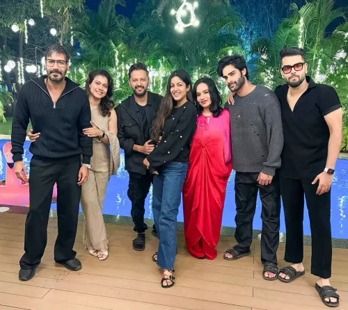 Did Ishita Dutta and Vatsal Seth Celebrate New Year with Kajol and Ajay Devgn?