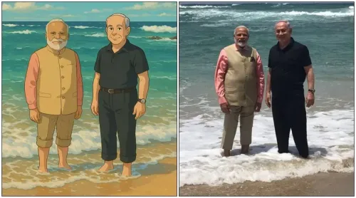 Israel Embassy Celebrates Modi-Netanyahu Bond with Ghibli Art