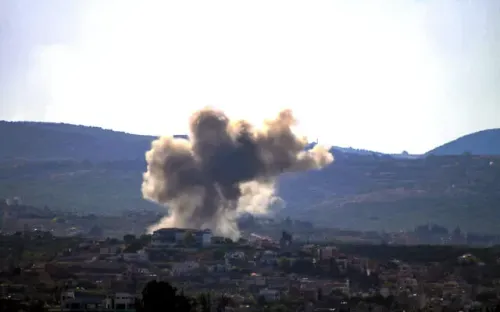 Israeli Airstrike Targets Hezbollah Rocket Launcher in Southern Lebanon