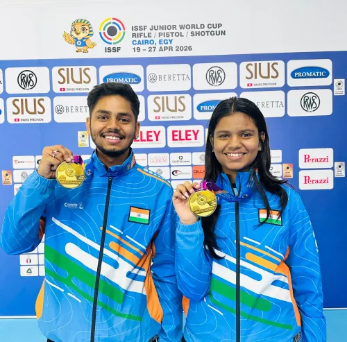 Historic Gold: Shambhavi & Divyanshu Set Jr World Record at ISSF Cairo