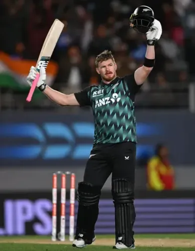 Glenn Phillips' 107 off 49 powers New Zealand to 87-run win vs India in 4th T20I