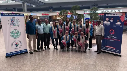 Italy's Women's Hockey Team Arrives in Hyderabad for FIH World Cup 2026 Qualifiers