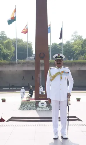 Admiral Dinesh Tripathi retires as Navy chief, hands over command to Admiral Swaminathan