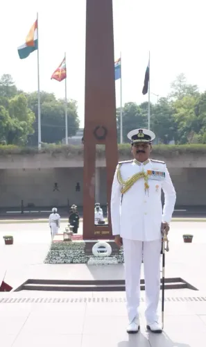 Admiral Dinesh Tripathi retires as Navy chief, hands over command to Admiral Swaminathan