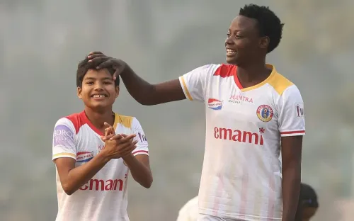 How did East Bengal dominate Kickstart FC in IWL 2026?