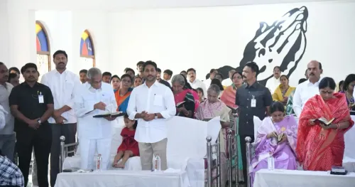 Did Jagan Celebrate Christmas with His Family at the Church in Andhra's Pulivendula?