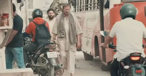 Jagapathi Babu walks unnoticed in 'Peddi' Appalasoori look, shares BTS clip
