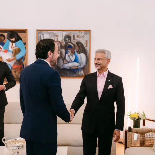 Jaishankar Calls on Cyprus President Christodoulides
