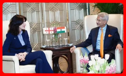 Jaishankar Greets Georgia FM on Independence Day