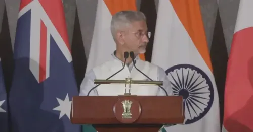 Jaishankar joins Quad FMs' press address with Australia, Japan, US