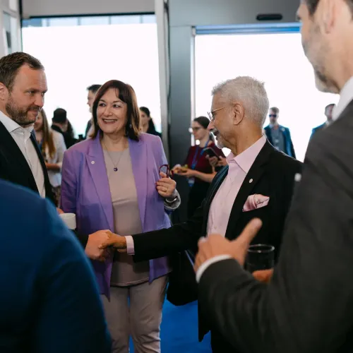 Jaishankar meets Estonian FM, EU Commissioner at Gymnich in Cyprus