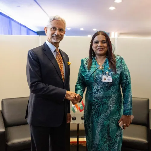 Jaishankar meets Maldives FM Adam on UNGA81 sidelines
