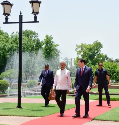 Jaishankar meets Sec Rubio in New Delhi, QUAD meet Tuesday