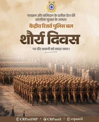 Jal Shakti Minister CR Paatil Salutes CRPF on Raising Day