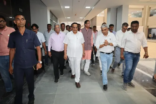 Jal Shakti Minister CR Paatil Visits GMERS Medical College Navsari