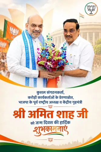 Jal Shakti Minister CR Paatil wishes Amit Shah on birthday