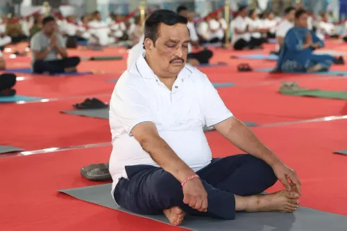 Jal Shakti Minister Paatil Marks International Yoga Day