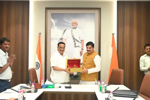 Jal Shakti Minister Paatil meets MP CM Mohan Yadav