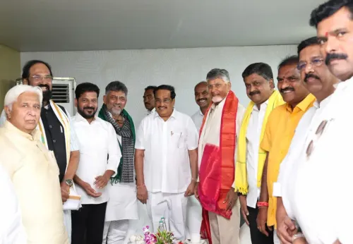 Jal Shakti Minister Paatil Meets Three Southern CMs in Karnataka