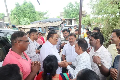 Jal Shakti Minister Paatil Reviews Flood Situation in Bilimora
