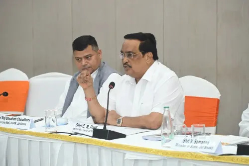 Jal Shakti Minister Paatil Reviews JJM Progress with MP MPs
