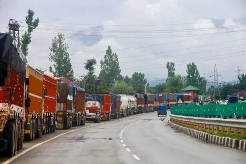 Jammu-Srinagar highway blocked by landslide in Udhampur, NH-44 shut