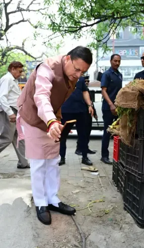 सीएम धामी ने जन समस्याओं के समाधान के लिए खुद किया निरीक्षण, अधिकारियों को दिए निर्देश