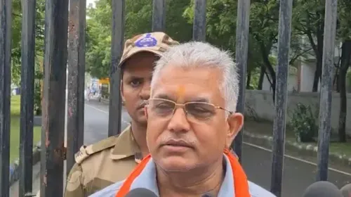 नीट पेपर लीक विरोध पर दिलीप घोष का कड़ा रुख: 'जानबूझकर अपराध करने वाले बख्शे नहीं जाएंगे'