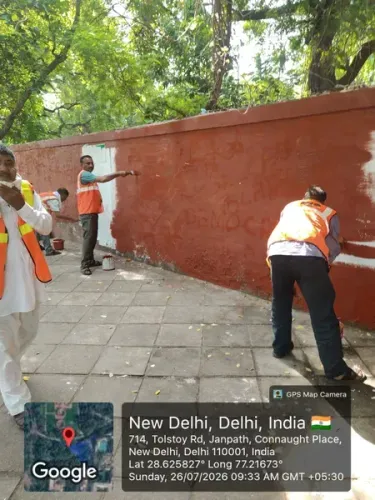 जंतर-मंतर पर 60 मीट्रिक टन कचरा हटाया: एनडीएमसी का रातभर चला विशेष सफाई अभियान