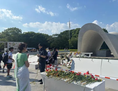 India's envoy lays flowers at Hiroshima Peace Memorial on 81st atomic bombing anniversary