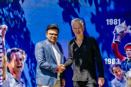 ICC अध्यक्ष जय शाह विंबलडन 2026 फाइनल में, जॉन मैकेनरो से की ऐतिहासिक मुलाकात