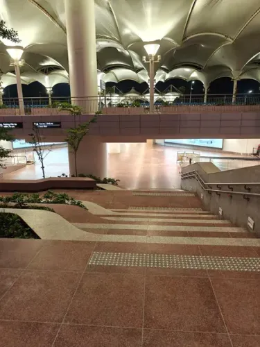 जेवर एयरपोर्ट के पार्किंग अंडरपास में भरा बारिश का पानी, 30 मिनट में स्थिति सामान्य: एयरपोर्ट अथॉरिटी
