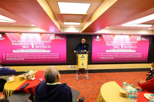 O.P. Jindal Global University Tops Times Higher Education Online Learning Rankings