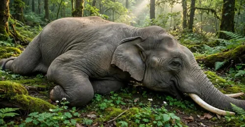 गढ़वा जंगल में हाथी का शव बरामद, चार दिनों में झारखंड की दूसरी मौत; जाँच शुरू
