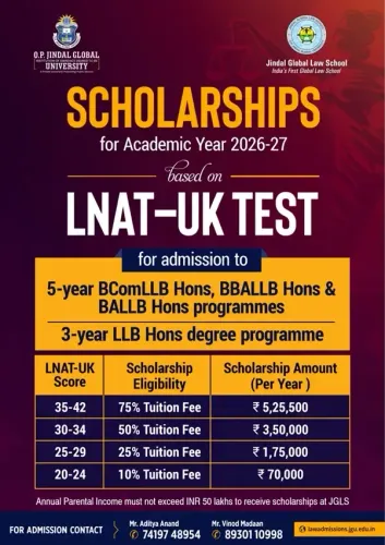 Will Jindal Global Law School End Early Admissions on February 28?