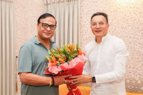 Jitin Prasada meets CM Himanta Biswa Sarma in Guwahati