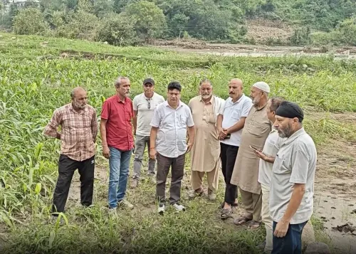 Rajouri crop loss survey: Agri Dept assesses flood damage, PMFBY relief soon