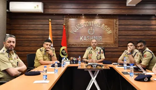 J&K DGP Nalin Prabhat chairs security review in Srinagar, stresses tech-enabled policing