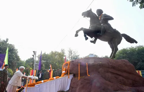 How Did J&K L-G Pay Tribute to the Legendary Warrior Zorawar Singh?