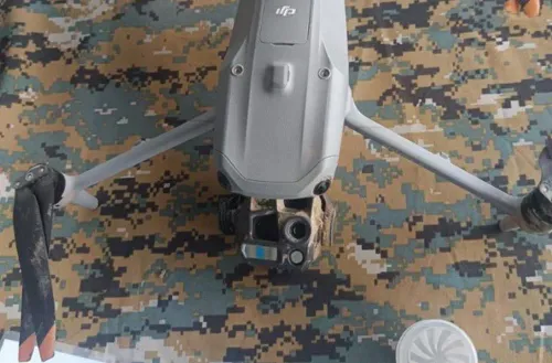 Pakistani drone shot down in Jammu's Khour border area by Gorkha Rifles
