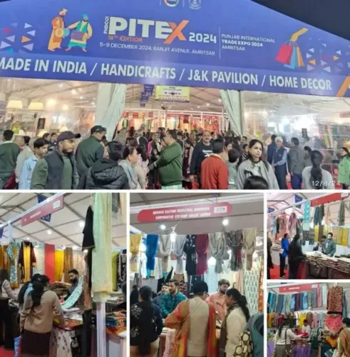 Jammu & Kashmir Pavilion Shines Bright at PITEX 2024 in Amritsar