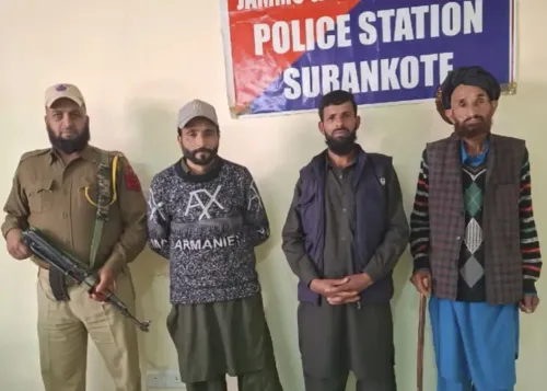 Police in Poonch Capture Five Fugitives Linked to Criminal Cases