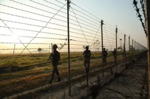 Joint Patrol Operations by J&K Police and BSF Along the International Border in Samba