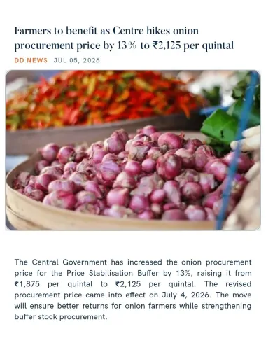 Joshi: Centre hikes onion procurement price 13% to ₹2,125/qtl