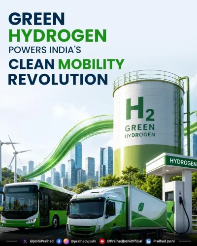 Joshi flags 12 green hydrogen pilots for heavy transport