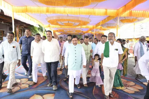 Joshi inaugurates BVG Wellness Centre in Gadag village