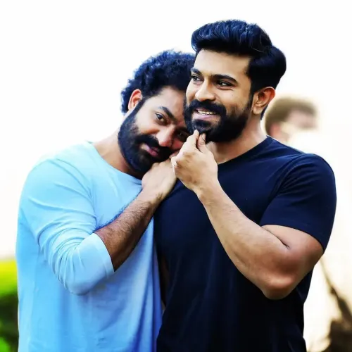 Did Jr NTR congratulate 'RRR' co-star Ram Charan on the arrival of twins?