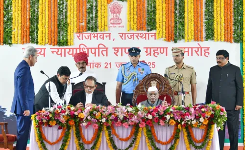 Who is the newly appointed Chief Justice of Rajasthan HC?